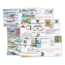 66 R.A.F. covers, mostly signed, in album