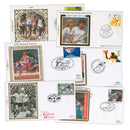 7 Sets of Sport Themed Benham Small Silks from the 80s & 90s