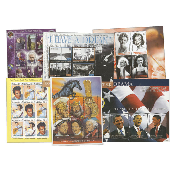 Famous People Stamps