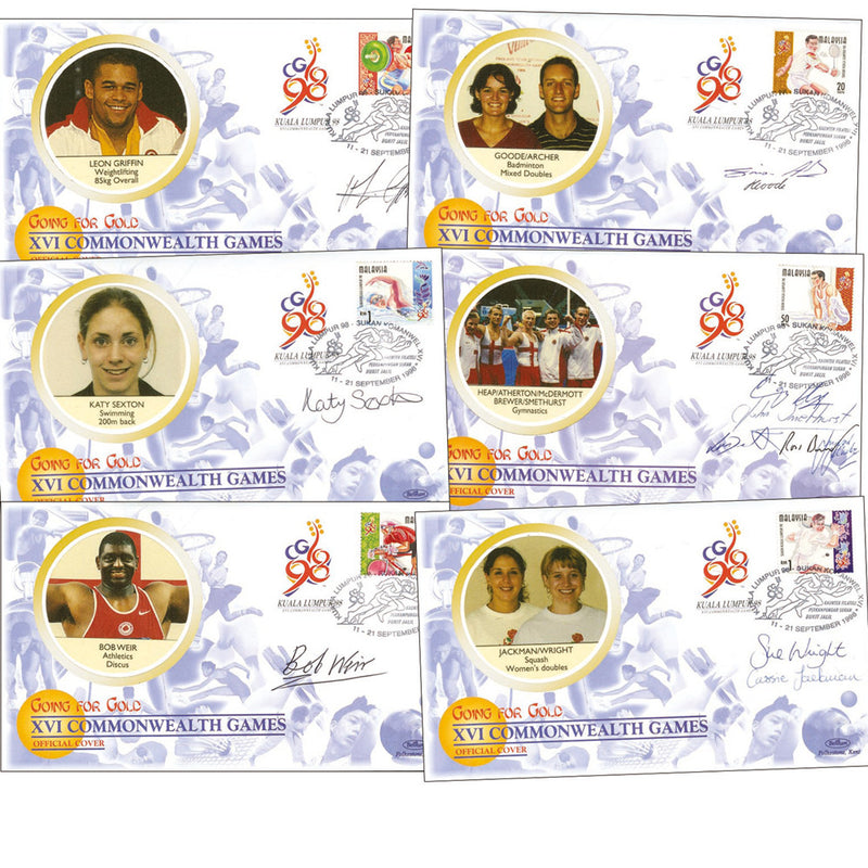 29 1998 Commonwealth Games Signed Covers
