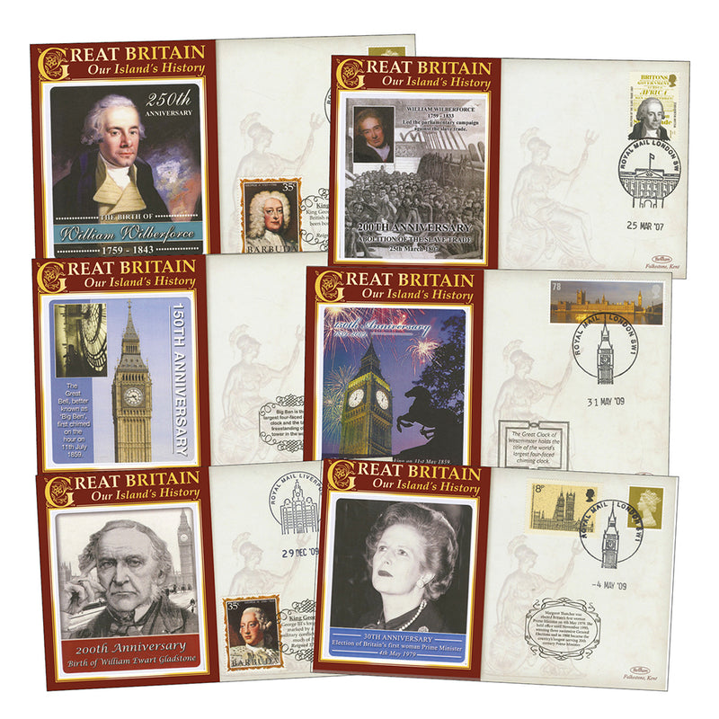22 Political Themed Our Islands History Covers