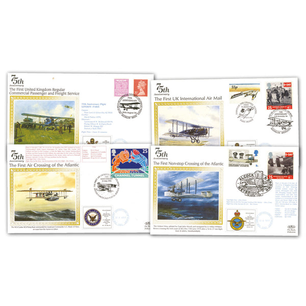 10 x 75th Anniversary of First Flight Covers