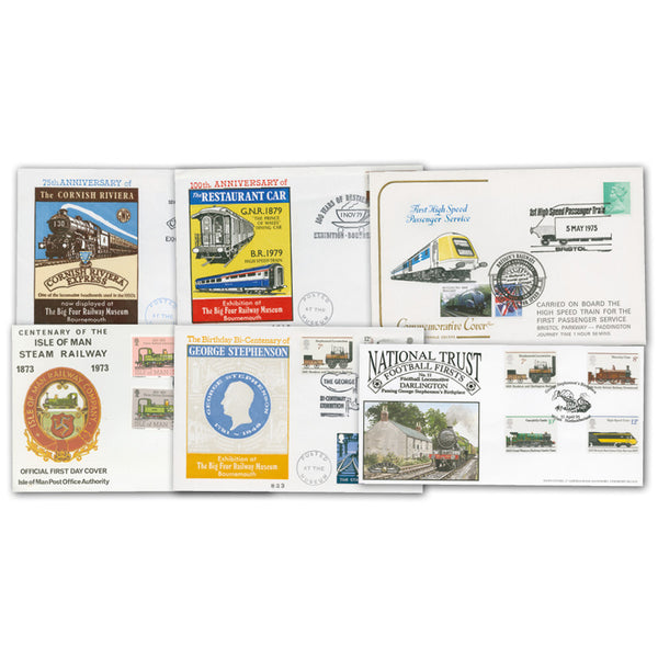 7 Commemorative Rail Covers (Non-Benham)