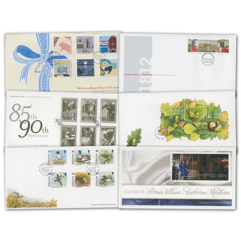 Guernsey & Alderney First Day Cover Collections