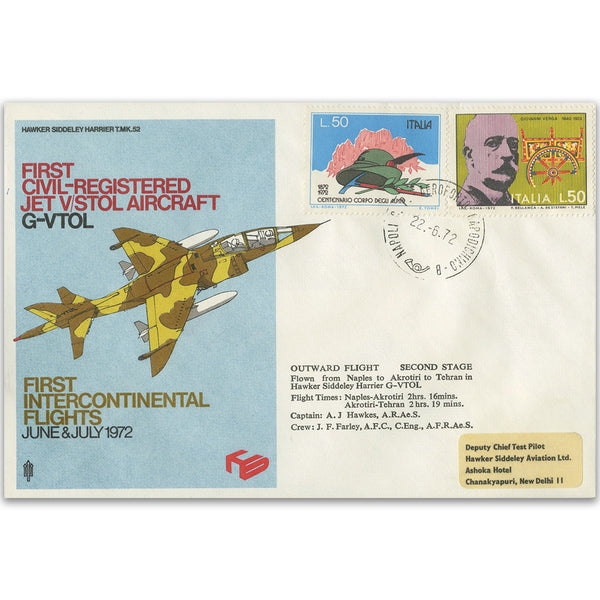 1972 First Intercontinental Flights - Flown
