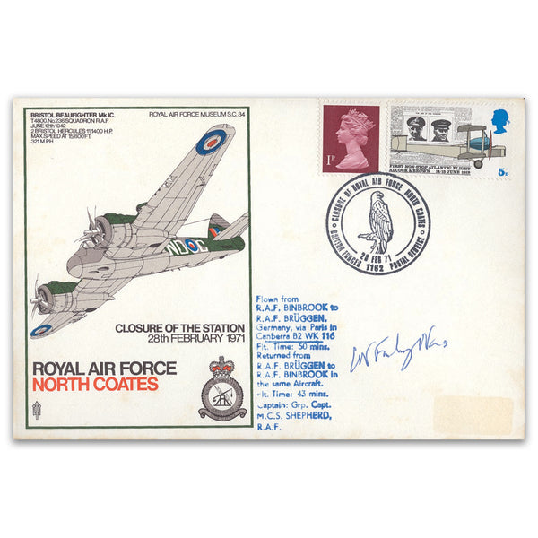 1971 RAF North Coates Closure - Signed