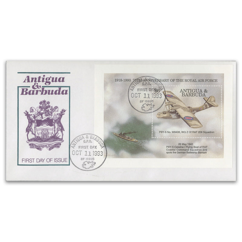 1993 Antigua & Barbuda 75th Anniversary RAF