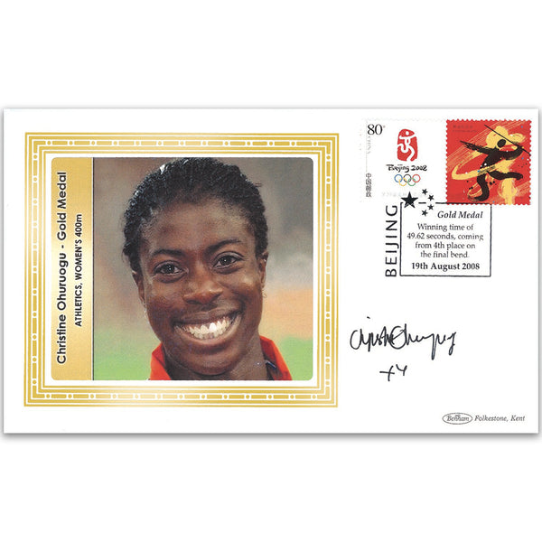 2008 Olympic Medal Winners- Signed Christine Ohuruogu