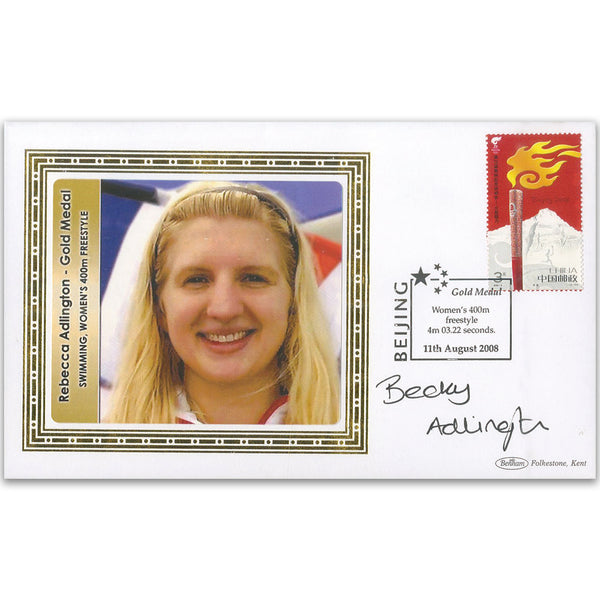 2008 Olympic Medal Winners - Signed Rebecca Adlington