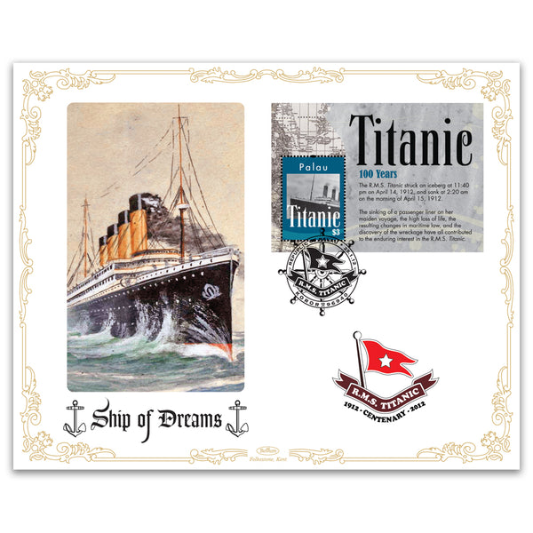 2012 Centenary of the Titanic Cover 12 - Palau