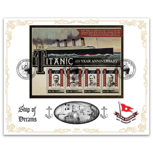 2012 Centenary of the Titanic Cover 19 - Antigua & Barbuda