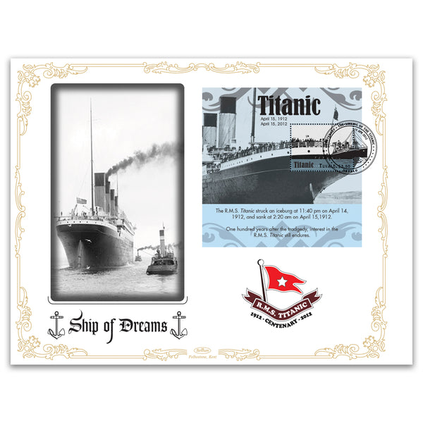 2012 Centenary of the Titanic Cover 27 - Tuvalu