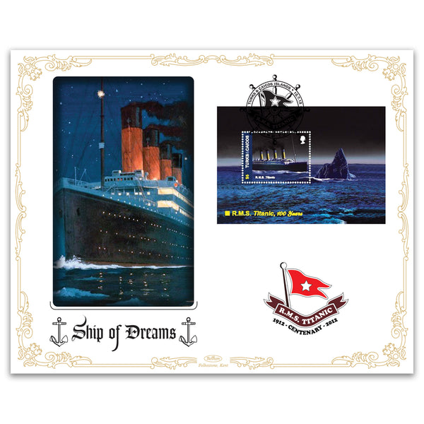 2012 Centenary of the Titanic Cover 29 - Turks & Caicos