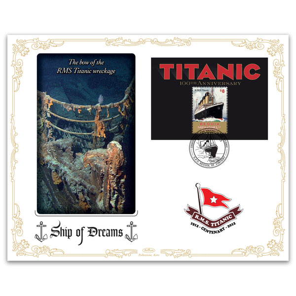 2012 Centenary of the Titanic Cover 34 - Bequia M/S