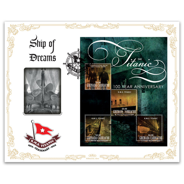 2012 Centenary of the Titanic Cover 35 - Grenada, Carrriacou & Petite Martinique