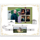 2014 Downtown Abbey - Gren. Car. & Pet. Mart. 4v Signed Hugh Bonneville