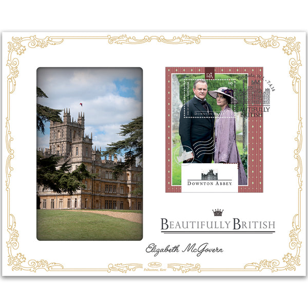2014 Downton Abbey - Grenada 1v Signed Elizabeth McGovern