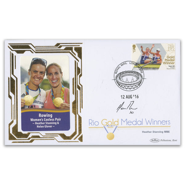 2016 Gold Medal Winners - Rowing - Womens Coxless Pair Signed H. Stanning