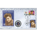 2002 Elvis 25th Anniversary Coin Cover - Memphis, USA - Doubled Liberia
