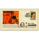 2008 Elvis 1968 Comeback 40th Coin Cover - 'Lonesome Tonight' - Gambia