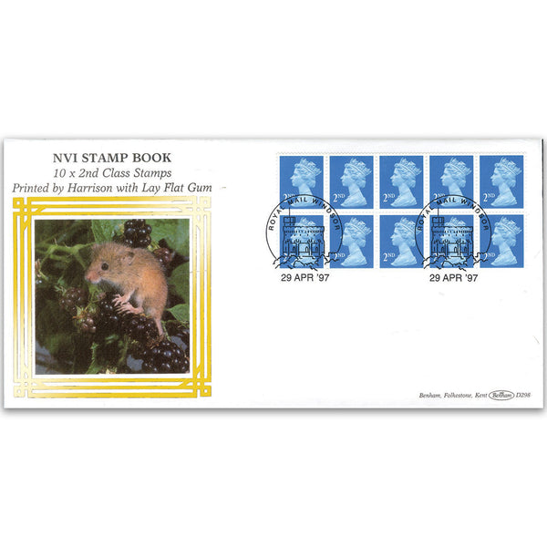 1997 NVI 10 x 2nd Class Stamp Book