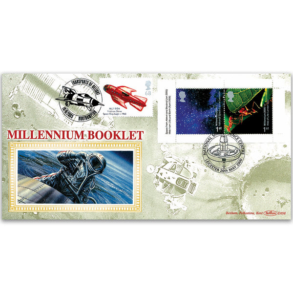 2000 Millennium Booklet National Space Centre - Doubled 2003 Transports of Delight Spaceship.