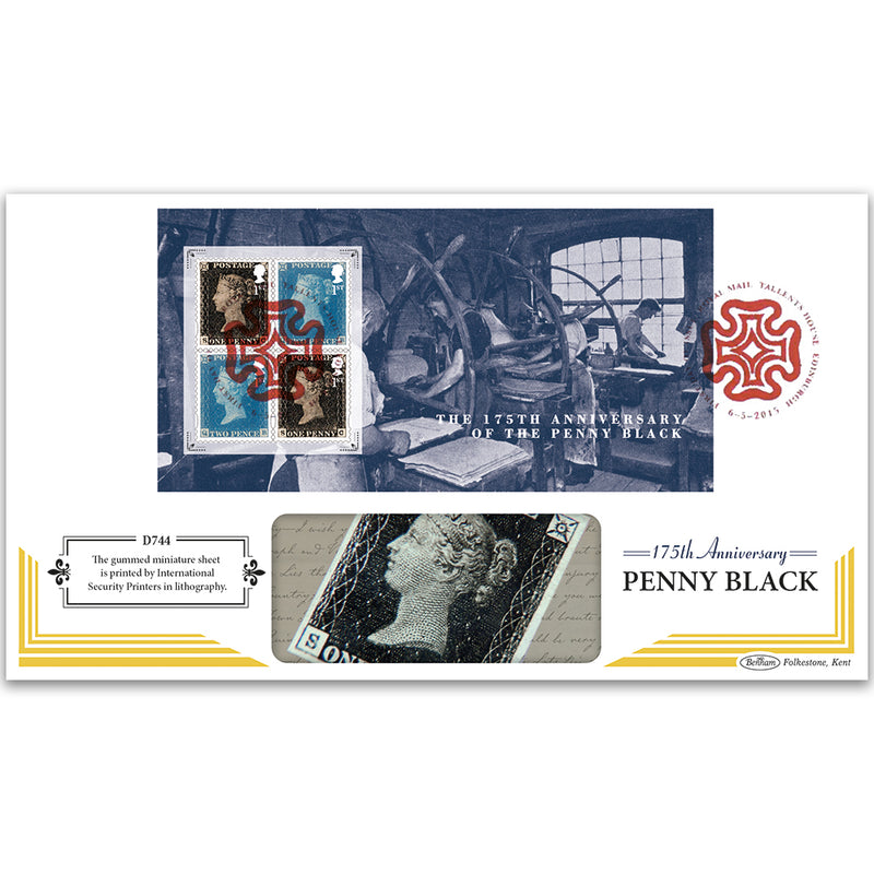 2015 175th Anniversary Penny Black M/S Definitive Cover