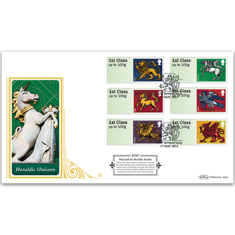 2015 Post & Go- Heraldic Beasts Definitive Cover