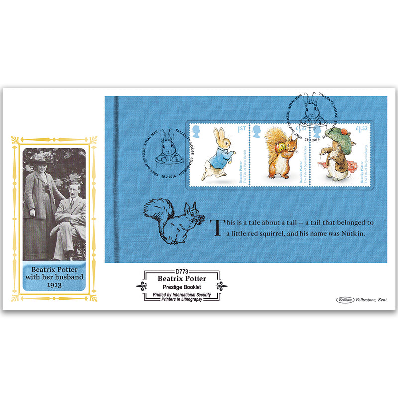 2016 Beatrix Potter PSB Definitive - (P2) Squirrel Nutkin