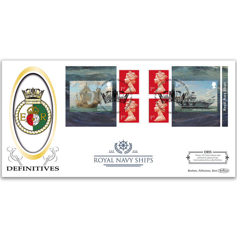 2019 Royal Navy Ships Retail Booklet Definitive Cover