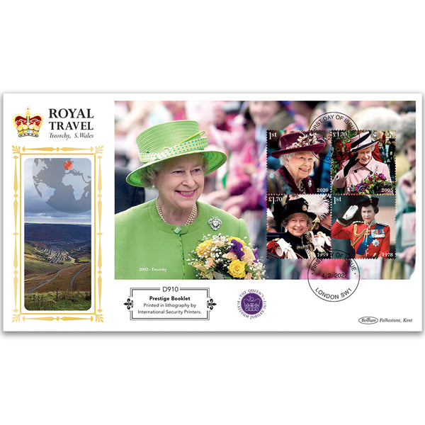 2022 HM The Queen's Platinum Jubilee PSB Definitive Cover - (P4) Treorchy