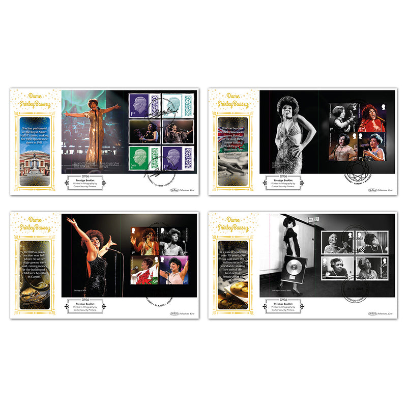2023 Dame Shirley Bassey PSB Definitive Set of 4
