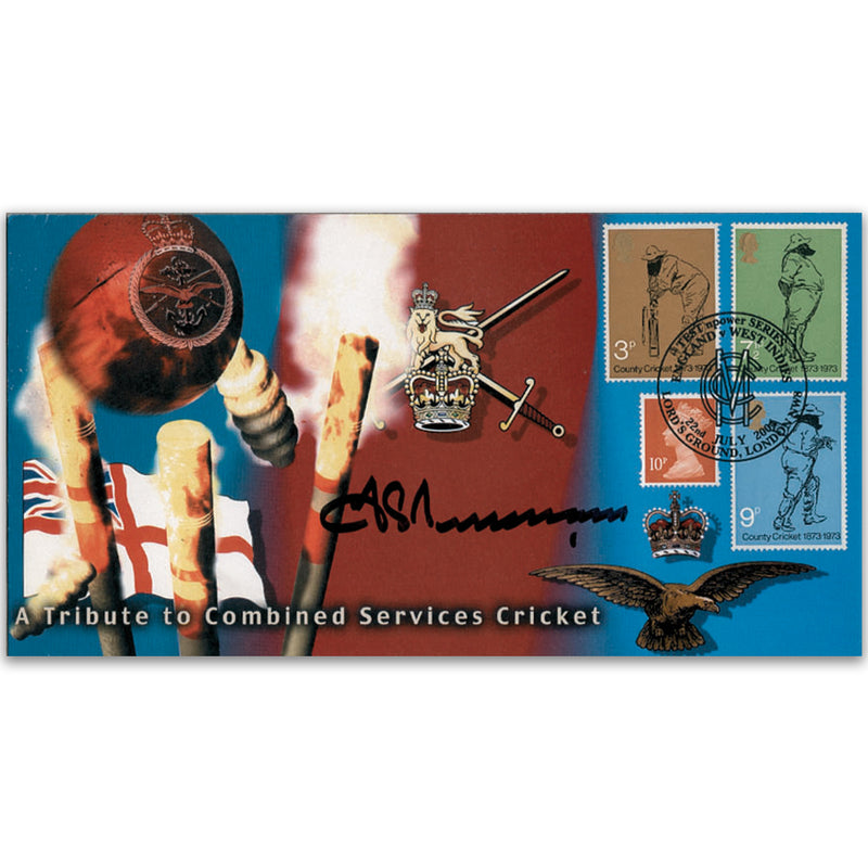 2004 Cricket, Combined Services Cricket - Signed Fred Trueman