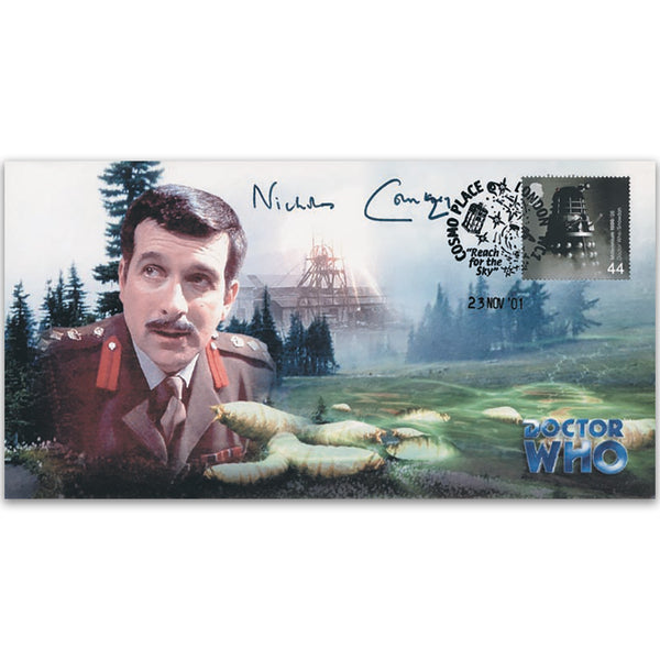 2001 Doctor Who Cover - Signed by Nicholas Courtney