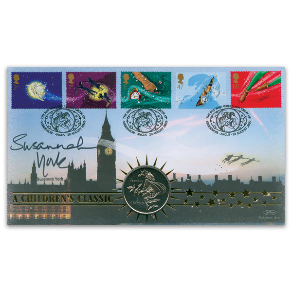 2002 Peter Pan Coin - Signed Susannah York