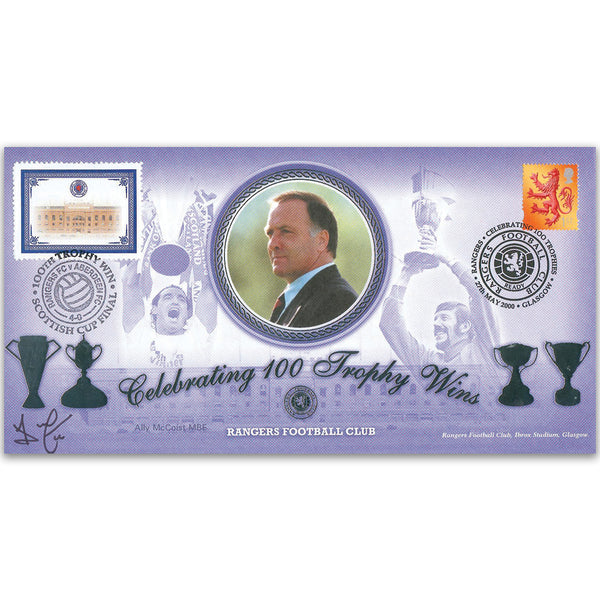 2000 Rangers 100 Wins - Signed Ally McCoist