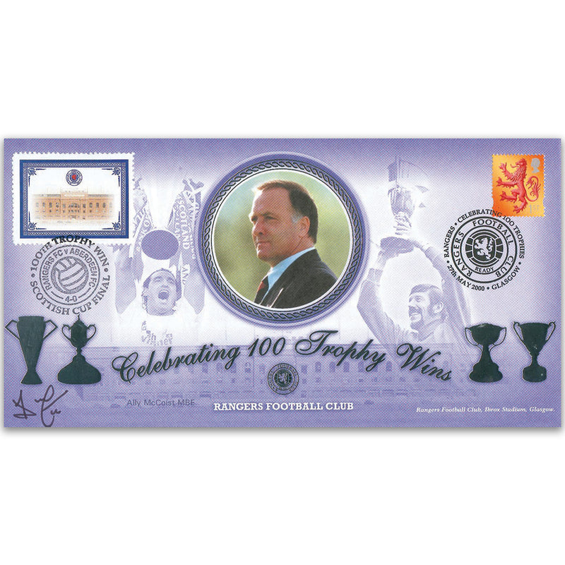 2000 Rangers 100 Wins - Signed Ally McCoist