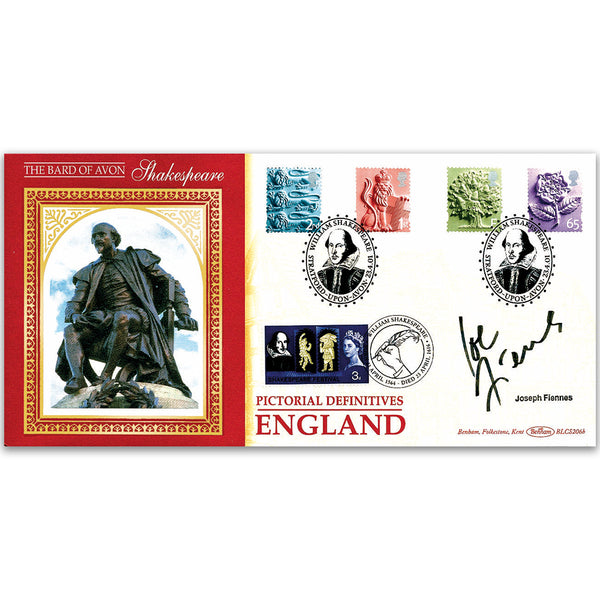 2001 English Pictorial Definitives - Signed Joseph Fiennes
