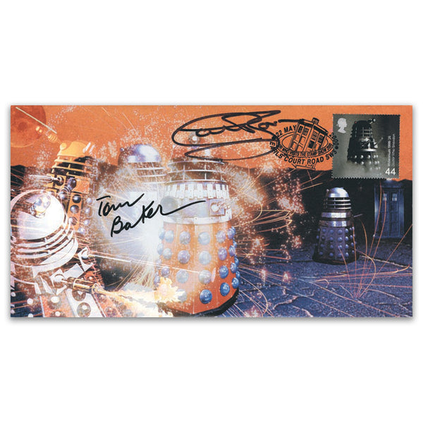 Dr Who Battle of the Daleks - Signed Tom and Colin Baker