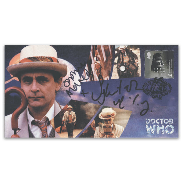 Dr Who - Signed Sylvester McCoy & Sophie Aldred