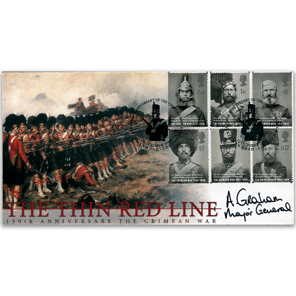 2004 Crimean War 150th Cover - Signed by Major General A. Graham