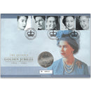 2002 Queen Elizabeth II Golden Jubilee Coin Cover