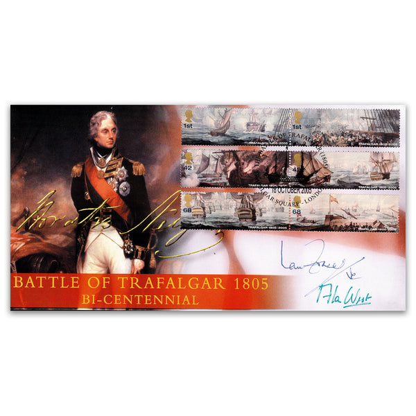 2005 Trafalgar Bicentenary - Signed Lt. Ian Fraser VC & Adml. Sir Alan West GCB