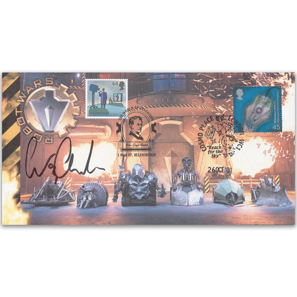 2001 Robot Wars - Signed by Craig Charles - Doubled