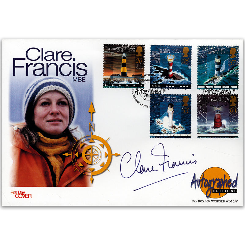 1998 Lighthouses - Autographed Editions - Signed by Claire Francis MBE