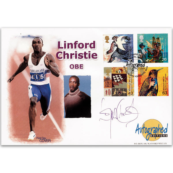 1999 Settlers' Tale - Autographed Editions - Signed by Linford Christie OBE