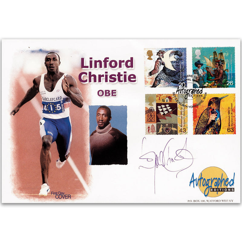 1999 Settlers' Tale - Autographed Editions - Signed by Linford Christie OBE