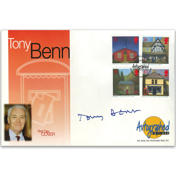 1997 Sub-Post Offices - Autographed Editions - Signed by Tony Benn
