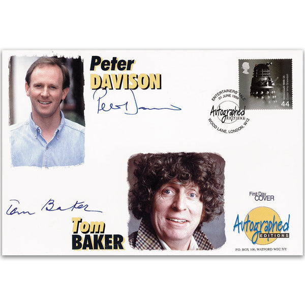 1999 Entertainers' Tale - Autographed Editions - Signed by Tom Baker and Peter Davison
