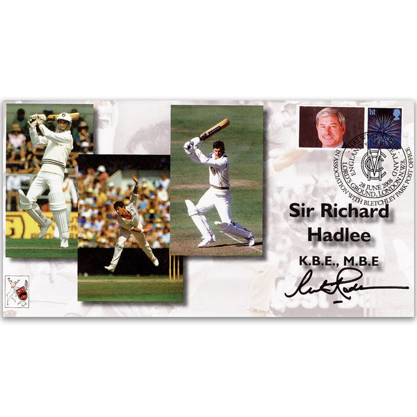 2008 Cricket Signed Richard Hadlee